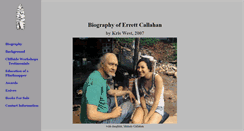 Desktop Screenshot of errettcallahan.com